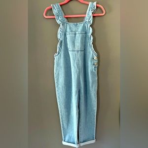 ZARA 4/5t NWT Ruffle Overalls